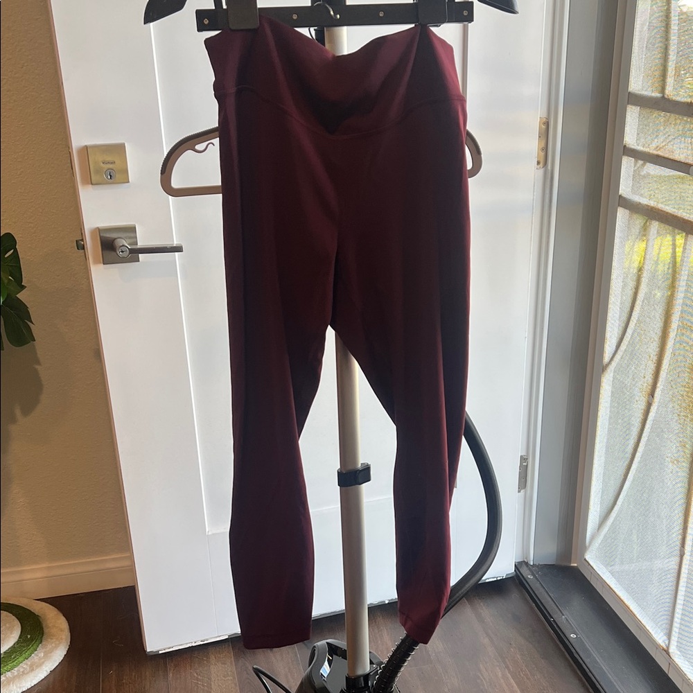 lululemon athletica Burgundy Leggings